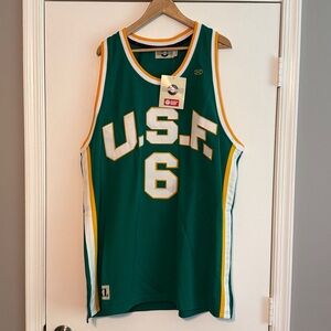 Bill Russell Throwback U.S.F. Basketball Jersey XXL